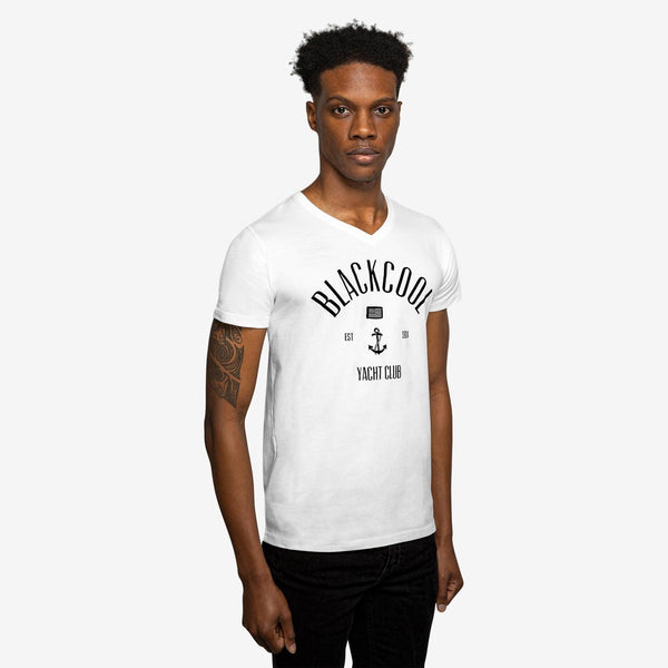 Yacht-club-t-shirt-reverse-black-v-neck-side