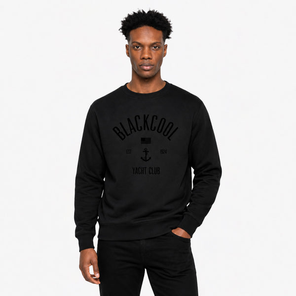Yacht-Club-Coal-Black-Sweatshirts-Main