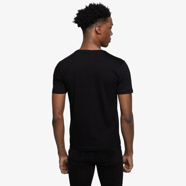 Centurion-t-shirt-classic-black-v-neck-back